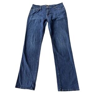 Y2K Levi's 505 Blue Jeans Men's 33x34 Medium Wash Straight Leg Denim